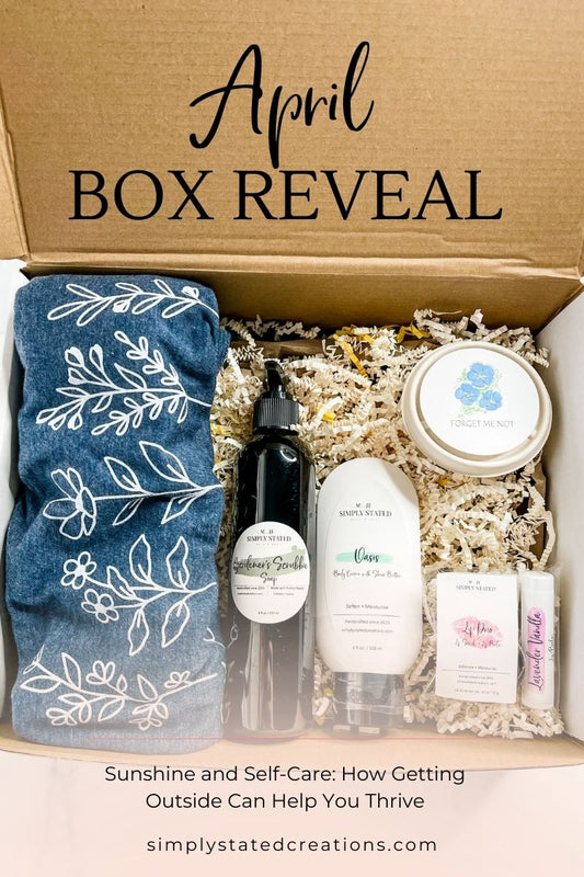April self-care subscription box reveal