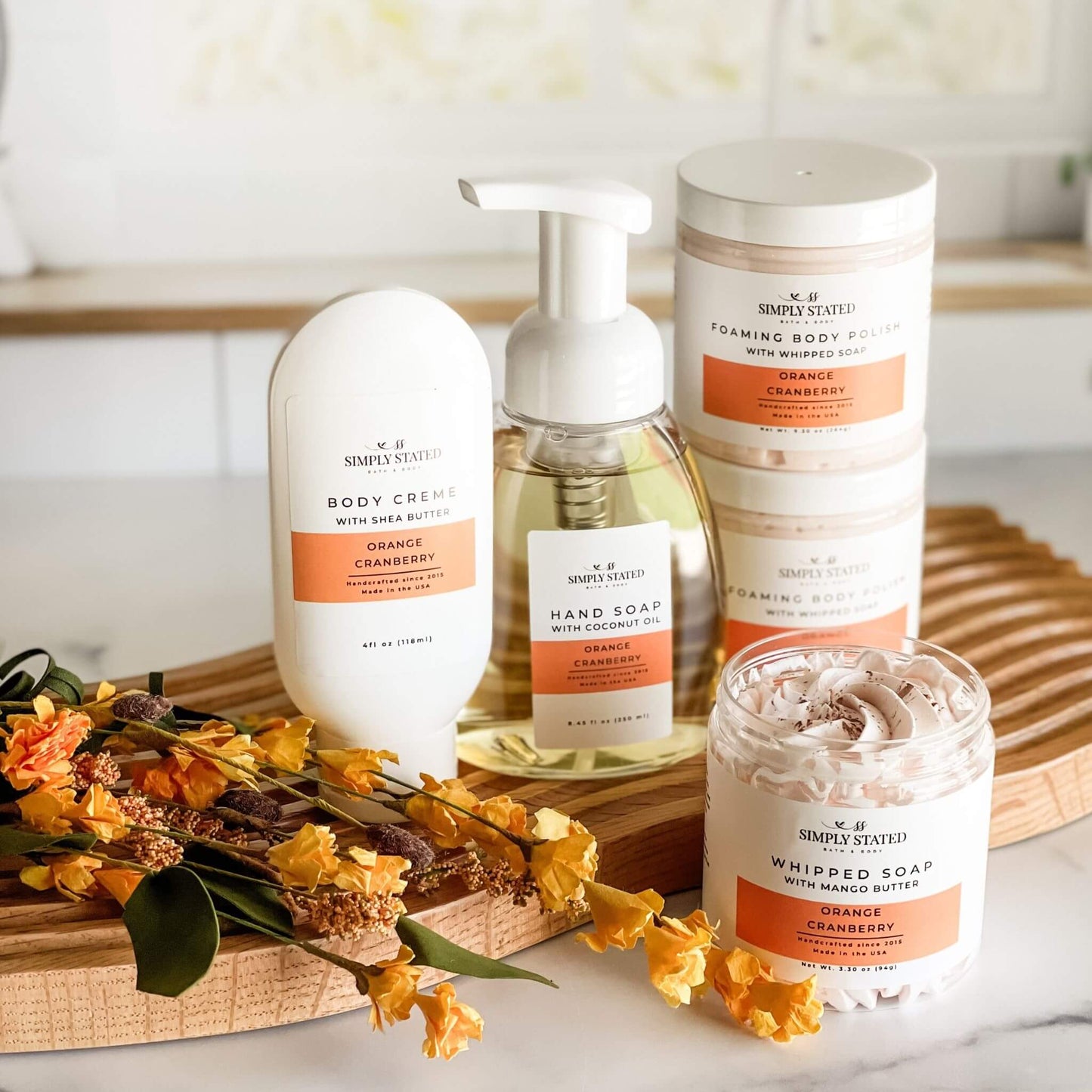 Orange Cranberry Whipped Soap | Fall Collection