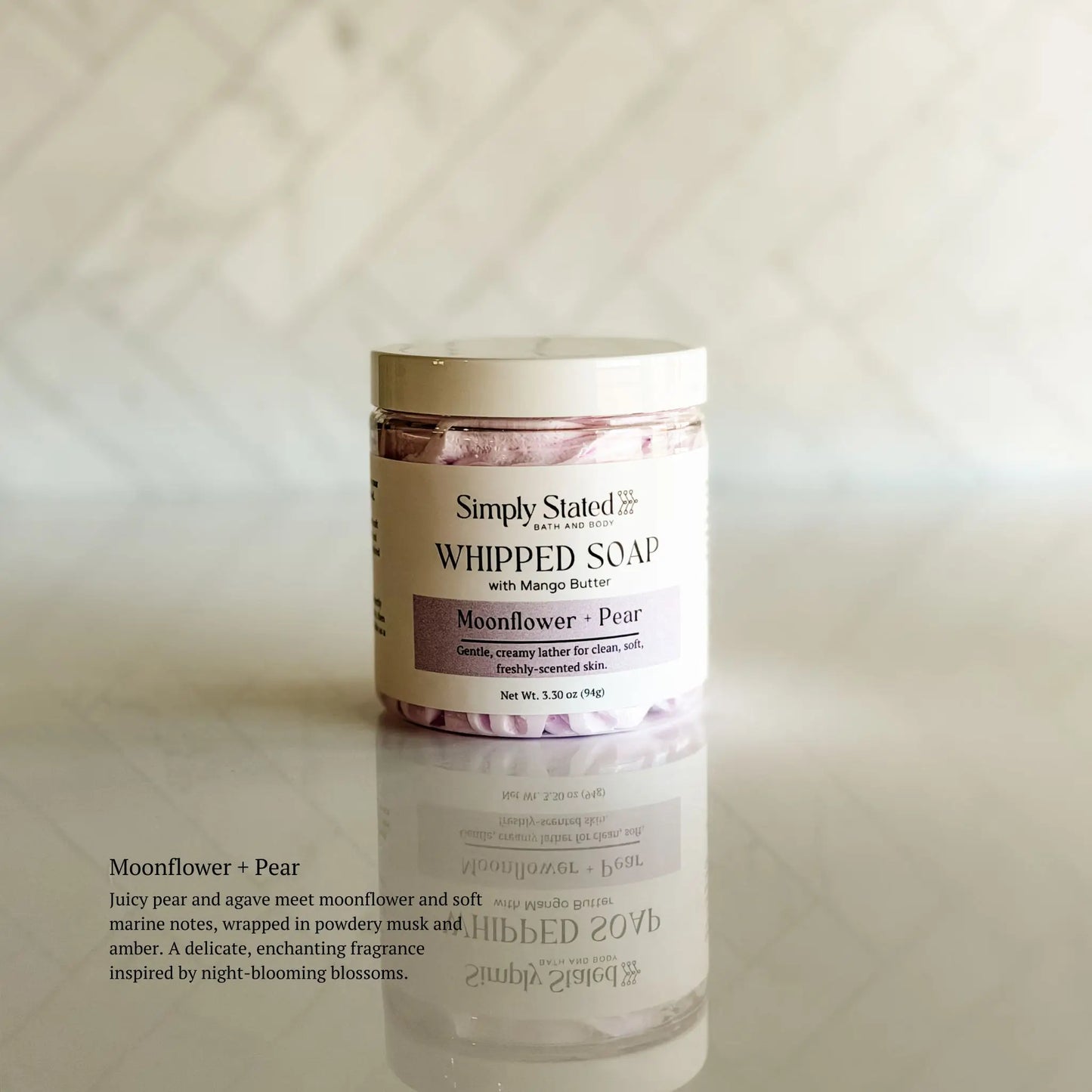 Moonflower + Pear Whipped Soap | Limited Batch