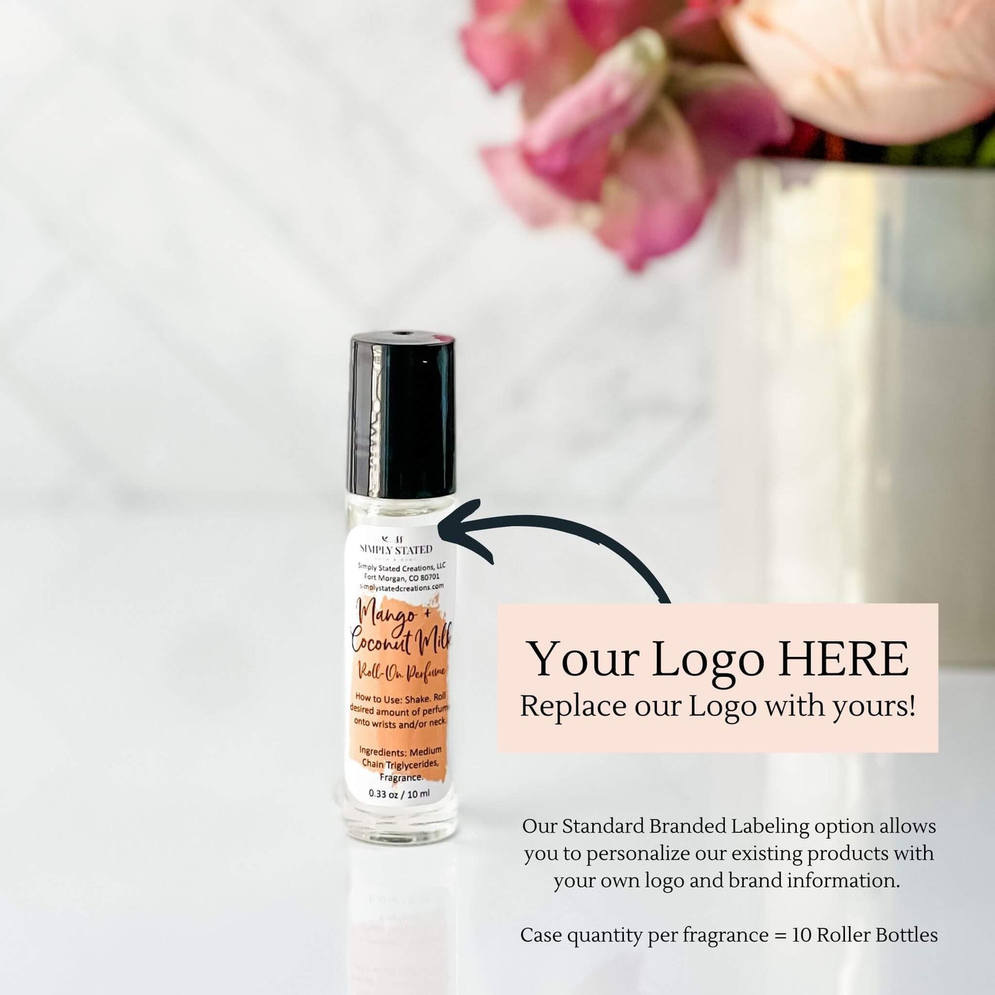 Private Label-Customizable Roll-On Perfume Case