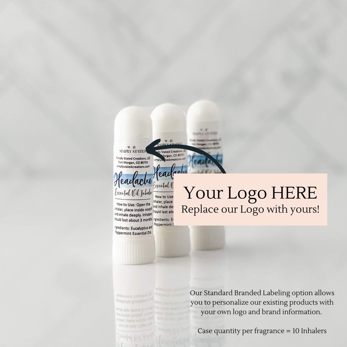 Private Label-Customizable Aromatherapy Inhalers Case