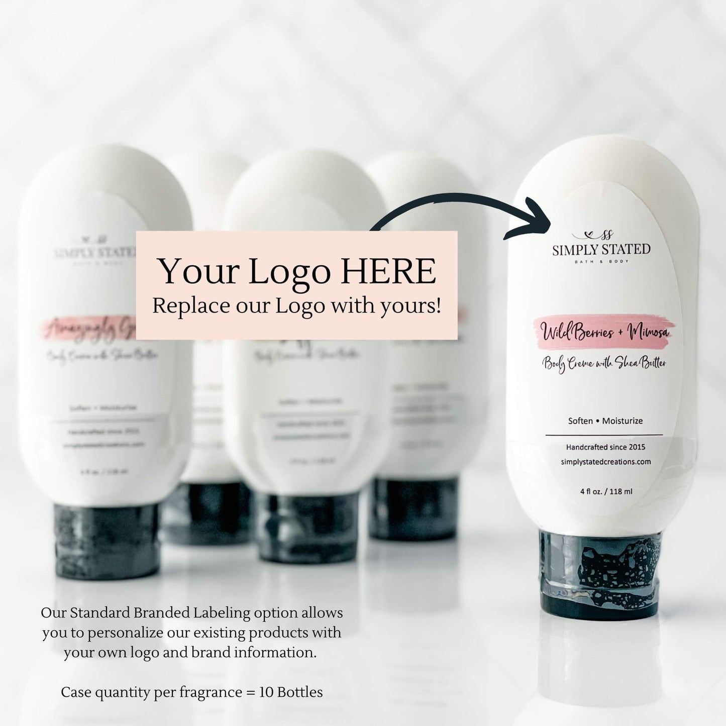 Private Label-Customizable Body Creme Case