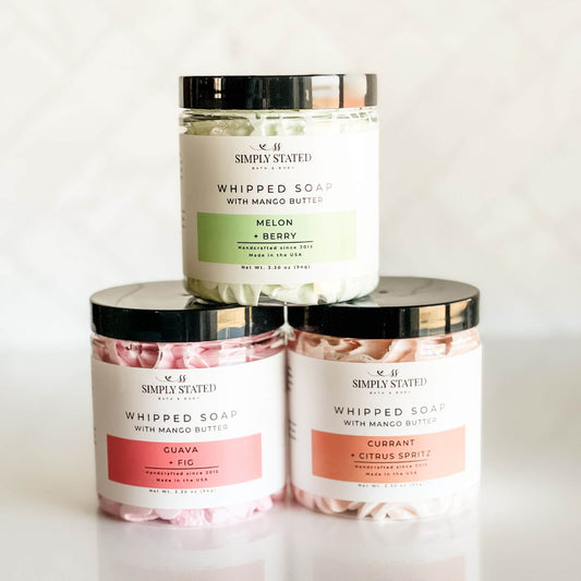 Clearance Whipped Soap - Limited Batch Seasonal Scents