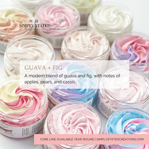 Sample Whipped Soap Core Line