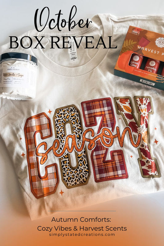 Autumn Comforts: Cozy Vibes & Harvest Scents – October Box Reveal