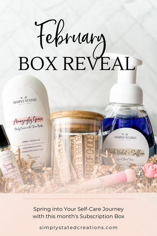 February's self-care subscription box reveal