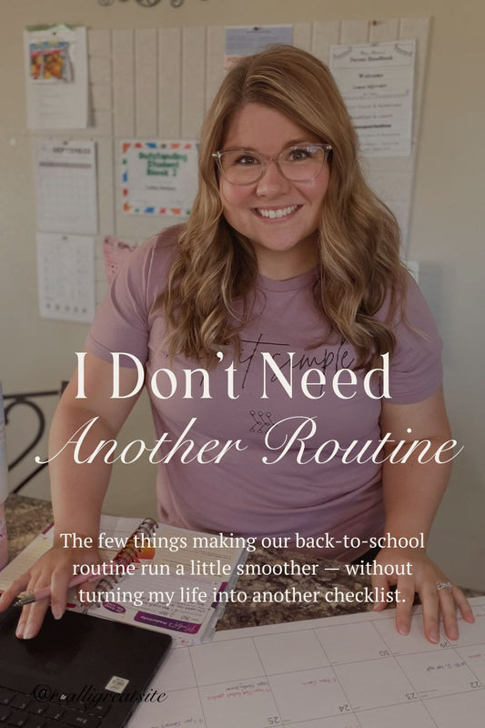 I Don’t Need Another Routine. I Need the Ones I Have to Actually Help.