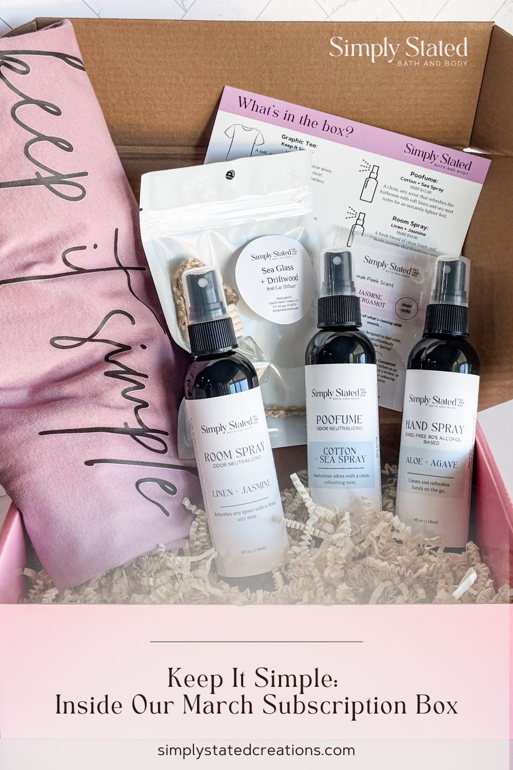 Keep It Simple: Inside Our March Subscription Box – Simply Stated Creations