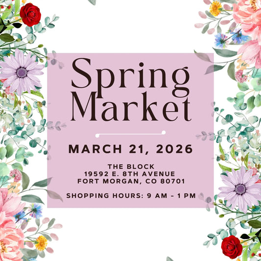 🌷 Spring 2026 Simply Stated Market – Vendor Booth