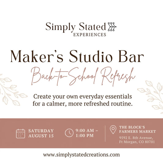 Maker's Studio Bar Ticket | Back-to-School Refresh Experience