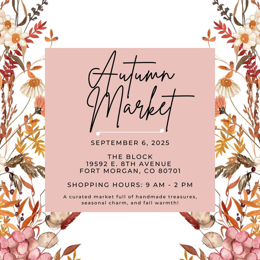 Autumn Market Vendor Registration (September 6, 2025)