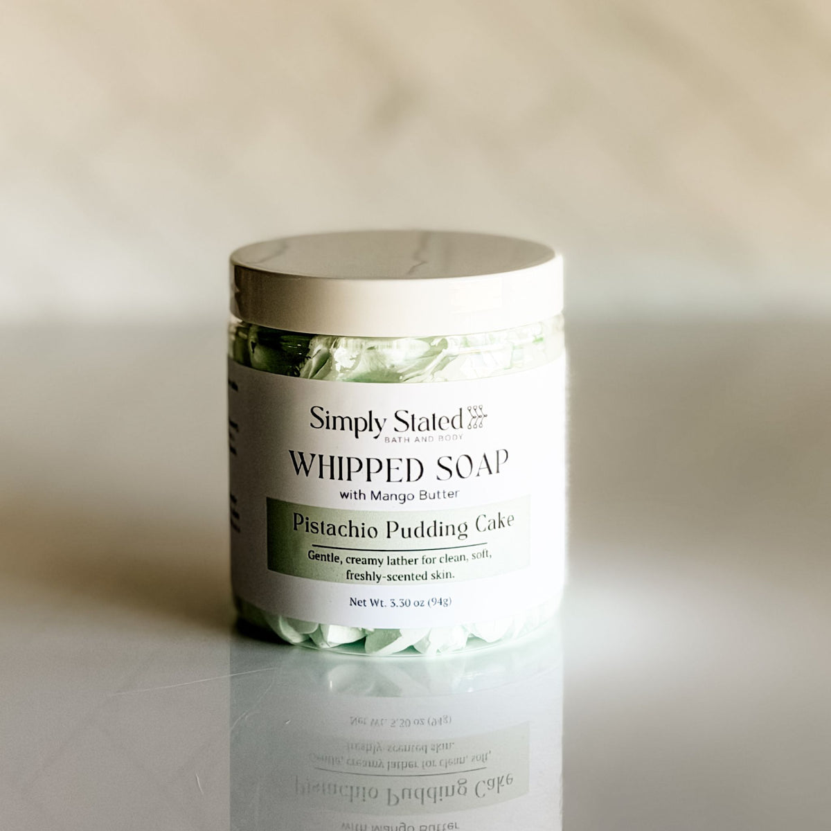 Pistachio Pudding Cake Whipped Soap | Limited Batch
