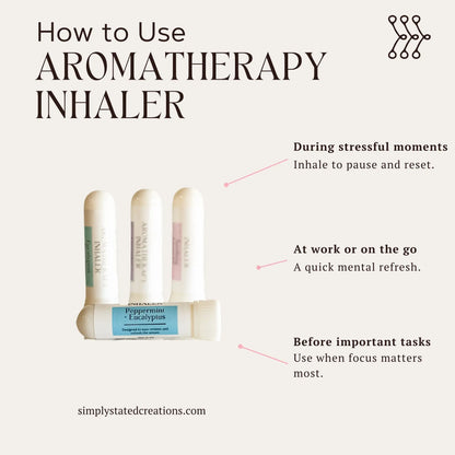 Lavender + Vanilla Aroma Nasal Inhaler Stick