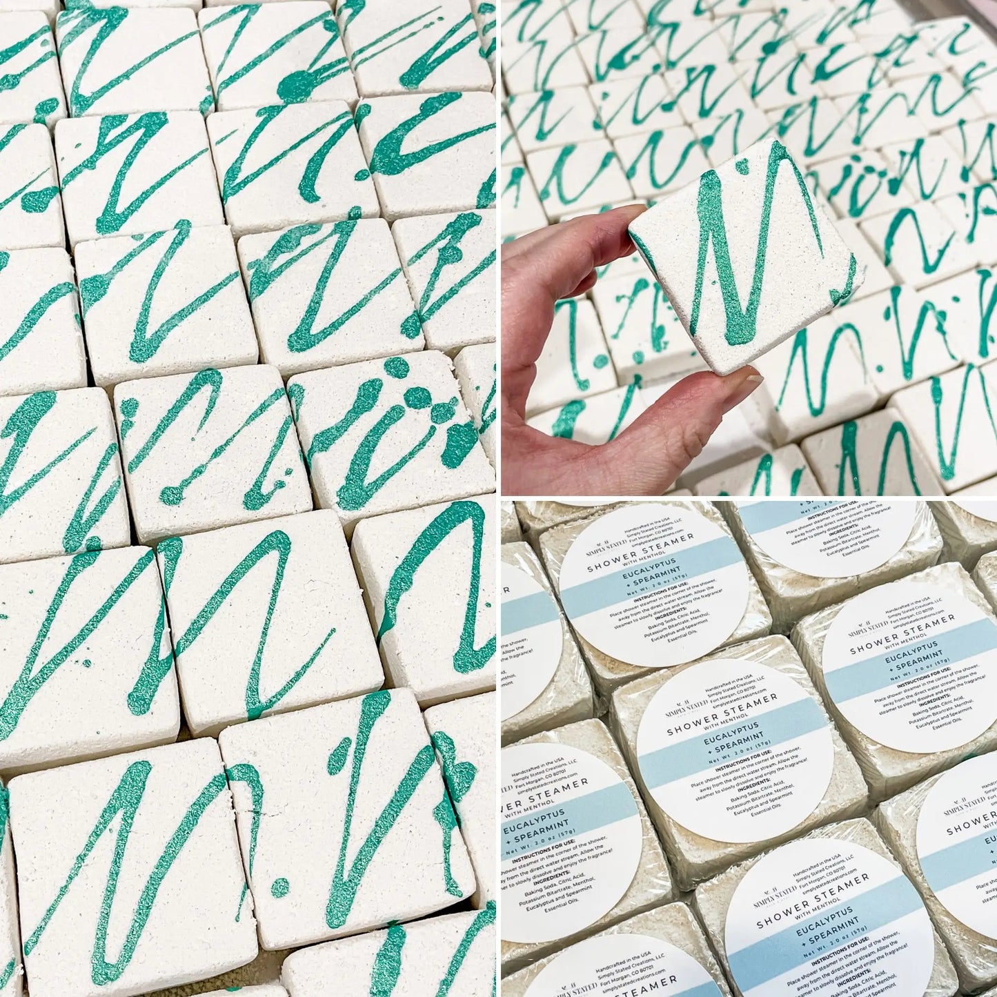 Eucalyptus + Spearmint Shower Steamers (3-Pack)