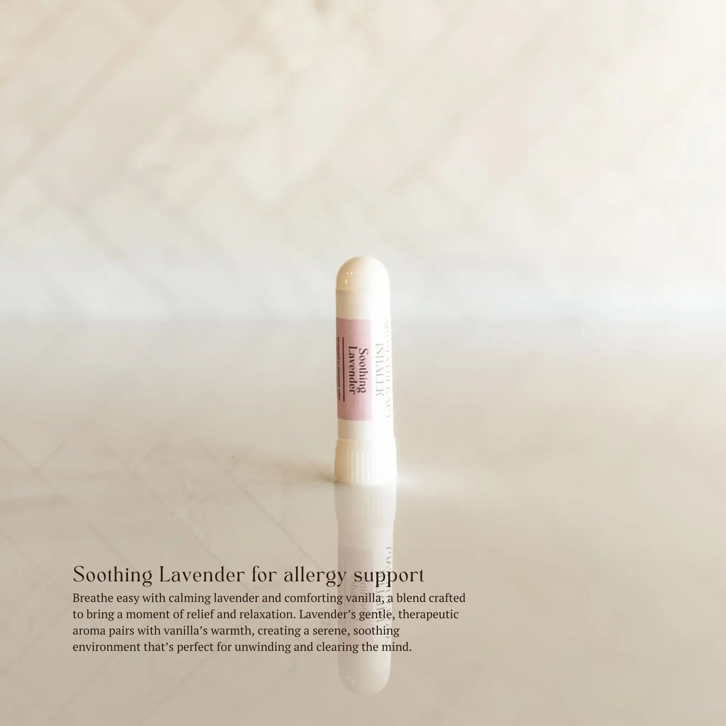 Soothing Lavender Aroma Nasal Inhaler Stick