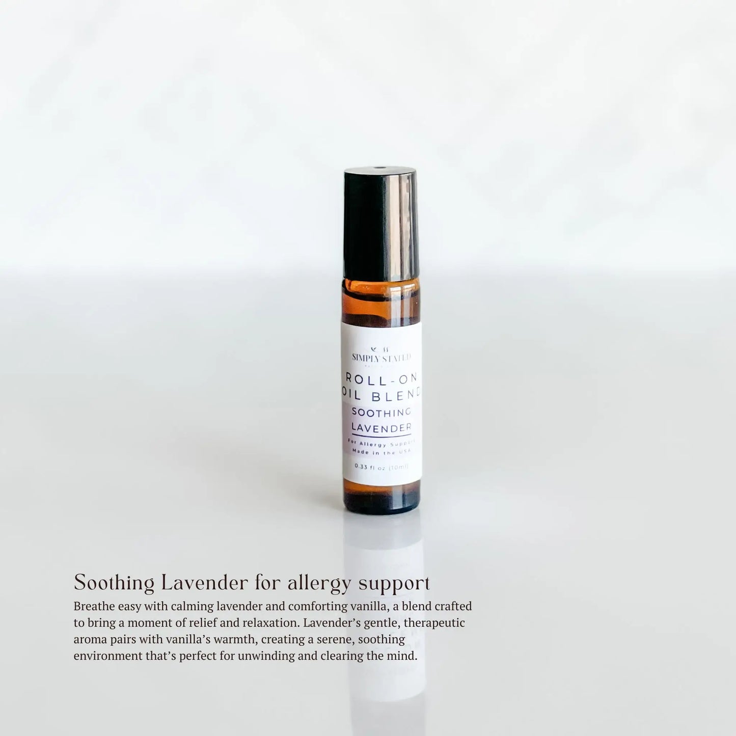 Breathe easy with calming lavender and comforting vanilla, a blend crafted to bring a moment of relief and relaxation. Lavender’s gentle, therapeutic aroma pairs with vanilla’s warmth, creating a serene, soothing environment that’s perfect for unwinding and clearing the mind.