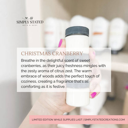 Winter & Christmas Sample Body Creme