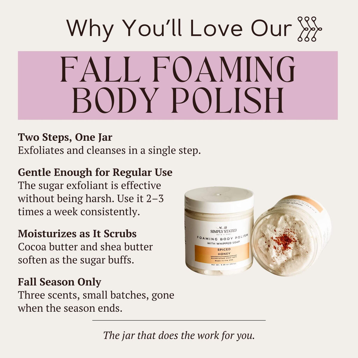 Toasted Marshmallow Foaming Body Polish | Fall Collection