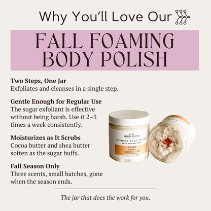 Toasted Marshmallow Foaming Body Polish | Fall Collection
