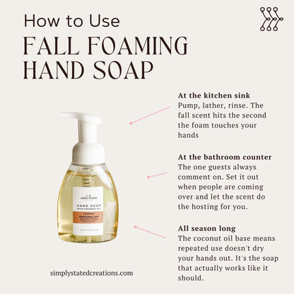 Orange Cranberry Foaming Hand Soap | Fall Collection