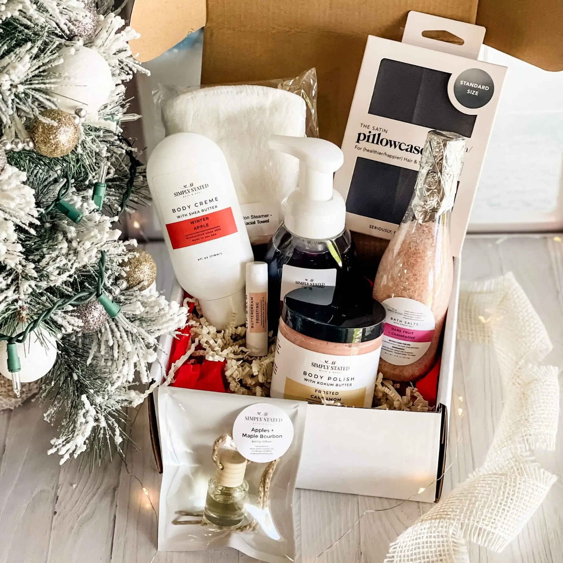 Holiday Deluxe Box featuring Winter Apple and Holly Plum products