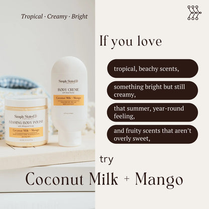 Coconut Milk + Mango Body Creme