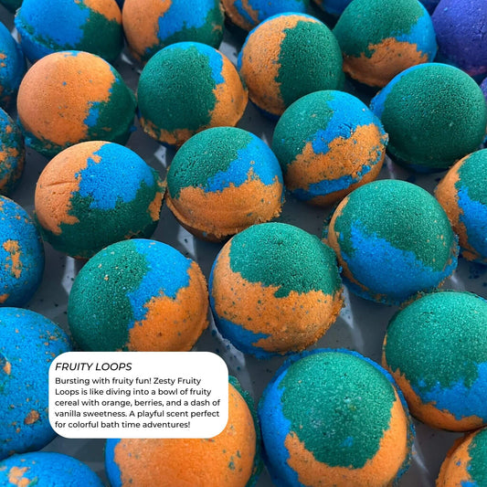 Fruity Loops Kids Bath Bomb | Fruity & Playful Bath Fizzy