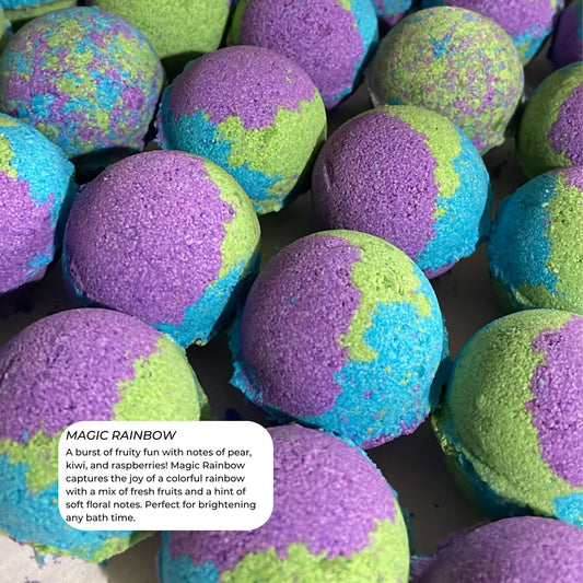 Magic Rainbow Kids Bath Bomb | Fruity Summer Bath Fizzy