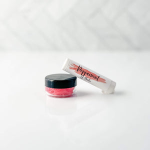 Lip Duo Peppermint flavor (color red)