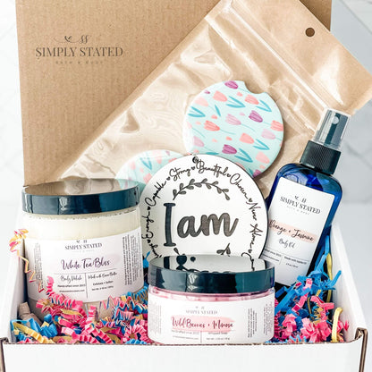 I'm Worth It Subscription Box by Simply Stated Bath & Body March 2023 Easter and Spring Delight