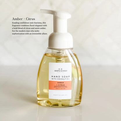 Amber + Citrus Men’s Foaming Hand Soap