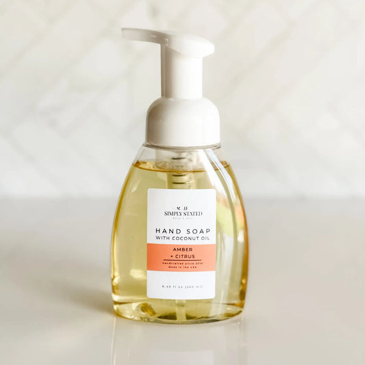 Amber + Citrus Men’s Foaming Hand Soap