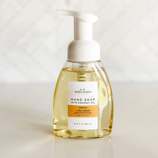 Cedar + Bourbon Men’s Foaming Hand Soap