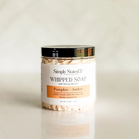Pumpkin + Amber Whipped Soap | Limited Batch