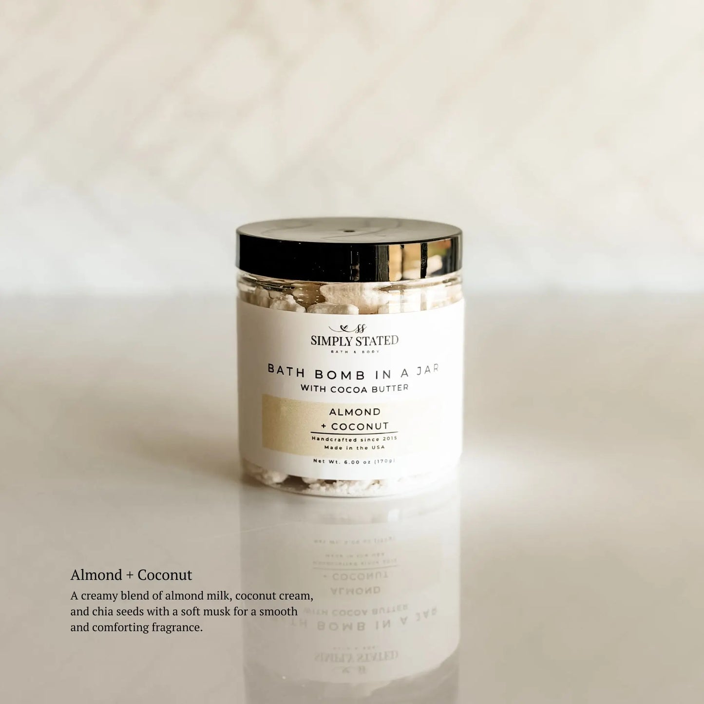 Almond + Coconut Bath Bomb Powder | Limited Batch