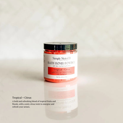 Tropical + Citrus Bath Bomb Powder | Limited Batch