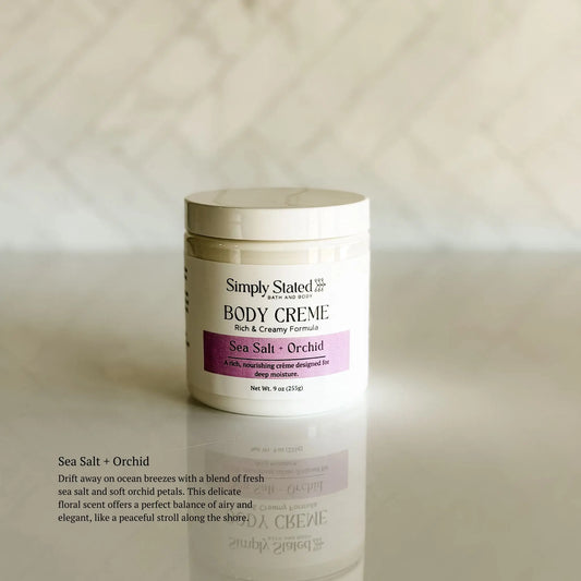 Sea Salt + Orchid Body Creme Jar | Limited Batch