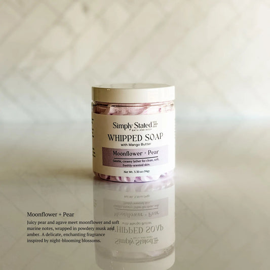 Moonflower + Pear Whipped Soap | Limited Batch