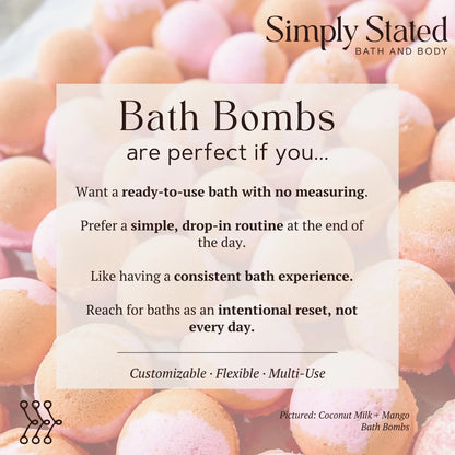 Sweet Berry + Vanilla Bath Bomb | Handmade Bath Fizzy