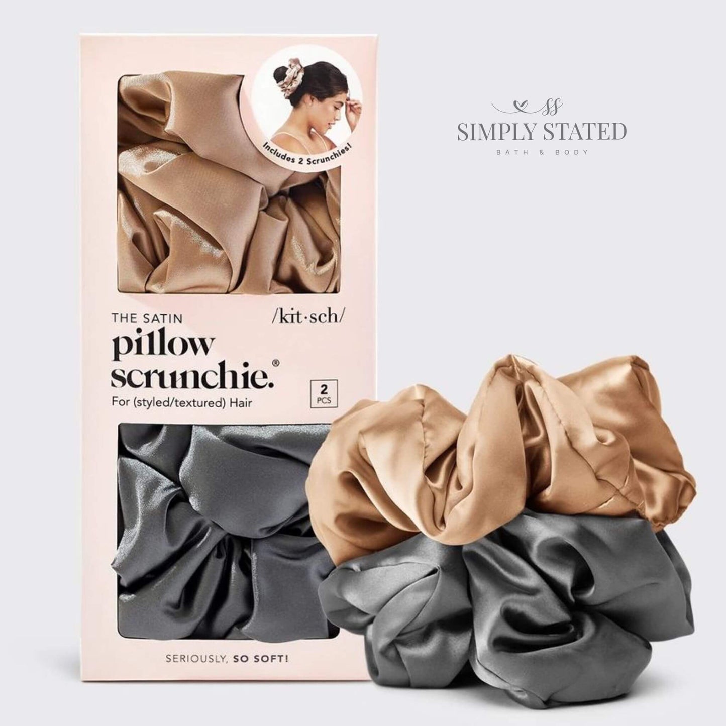 Satin Sleep Pillow Scrunchies