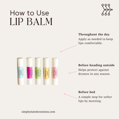 Cozy Comforts Lip Balm 4-Pack | Curated Flavor Bundles