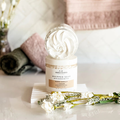 Signature Whipped Soap – Fluffy Lather for Hands, Body & Shaving