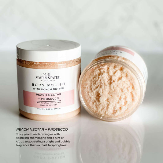 Peach Nectar + Prosecco Body Polish | Limited Batch