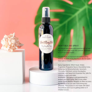 Don't Bug Me Natural Bug Repellent Spray made with essential oils.