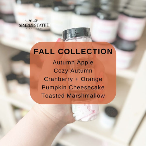 Sample Whipped Soap Fall Collection