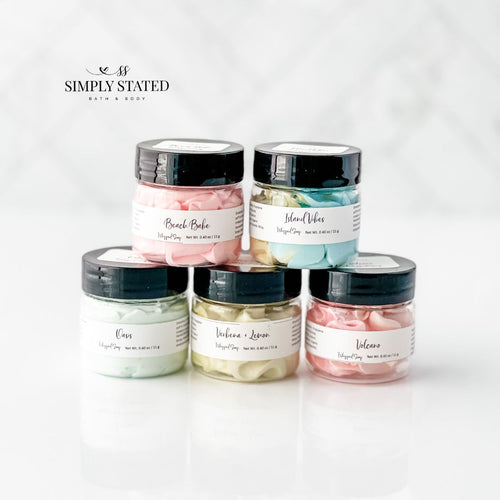 Sample Whipped Soap Summer Collection