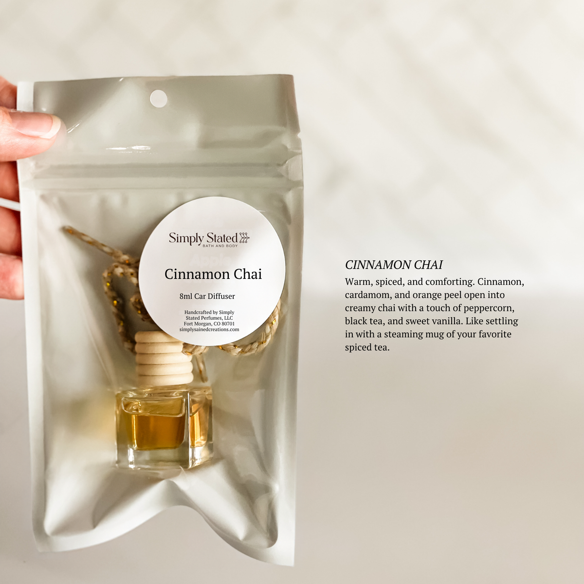 Winter Collection Car Diffuser — Holiday Scents | Portable Fragrance