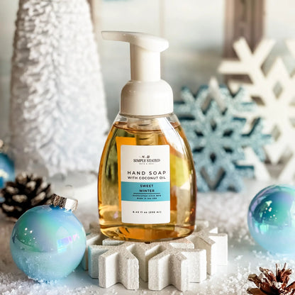 Sweet Winter Foaming Hand Soap with Coconut Oil  | Winter Collection