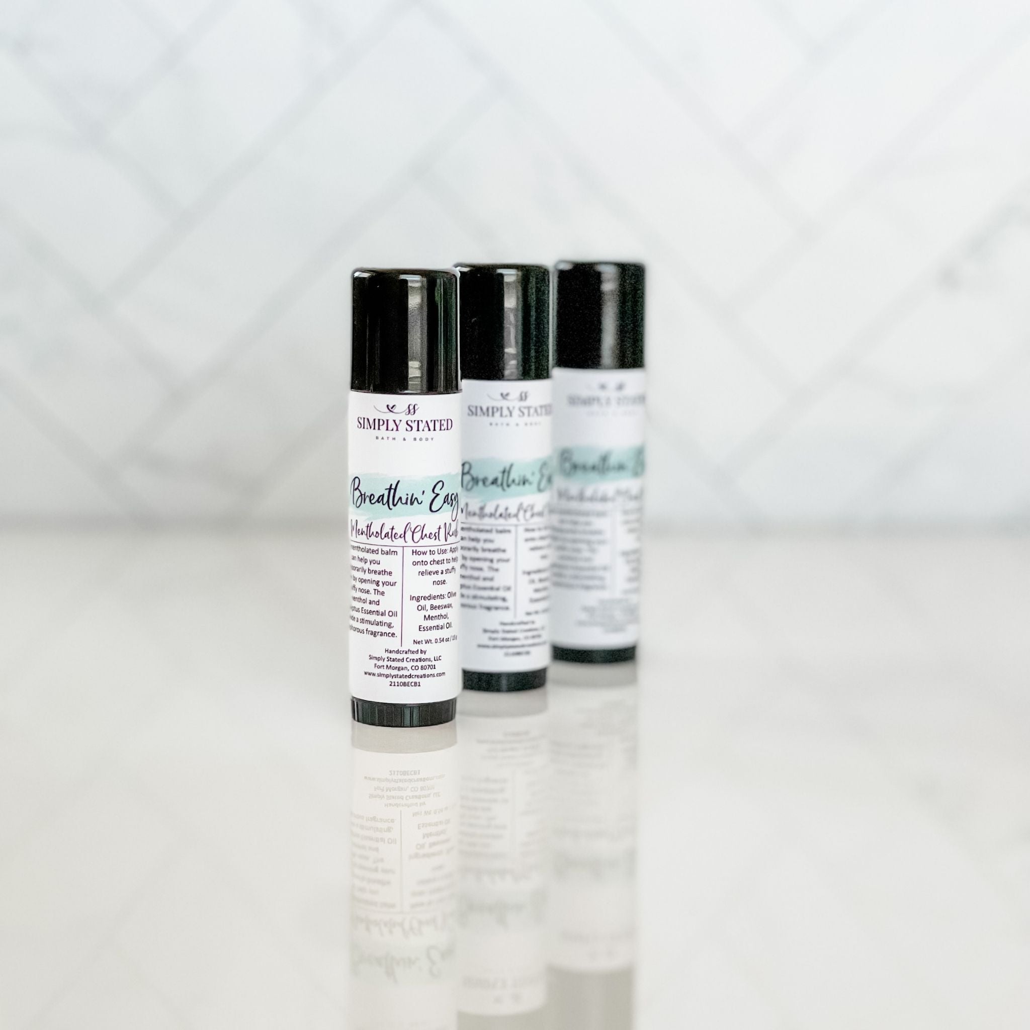 Mentholated Chest Balm – Simply Stated Creations