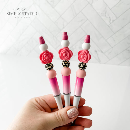 Pink Flower Pen